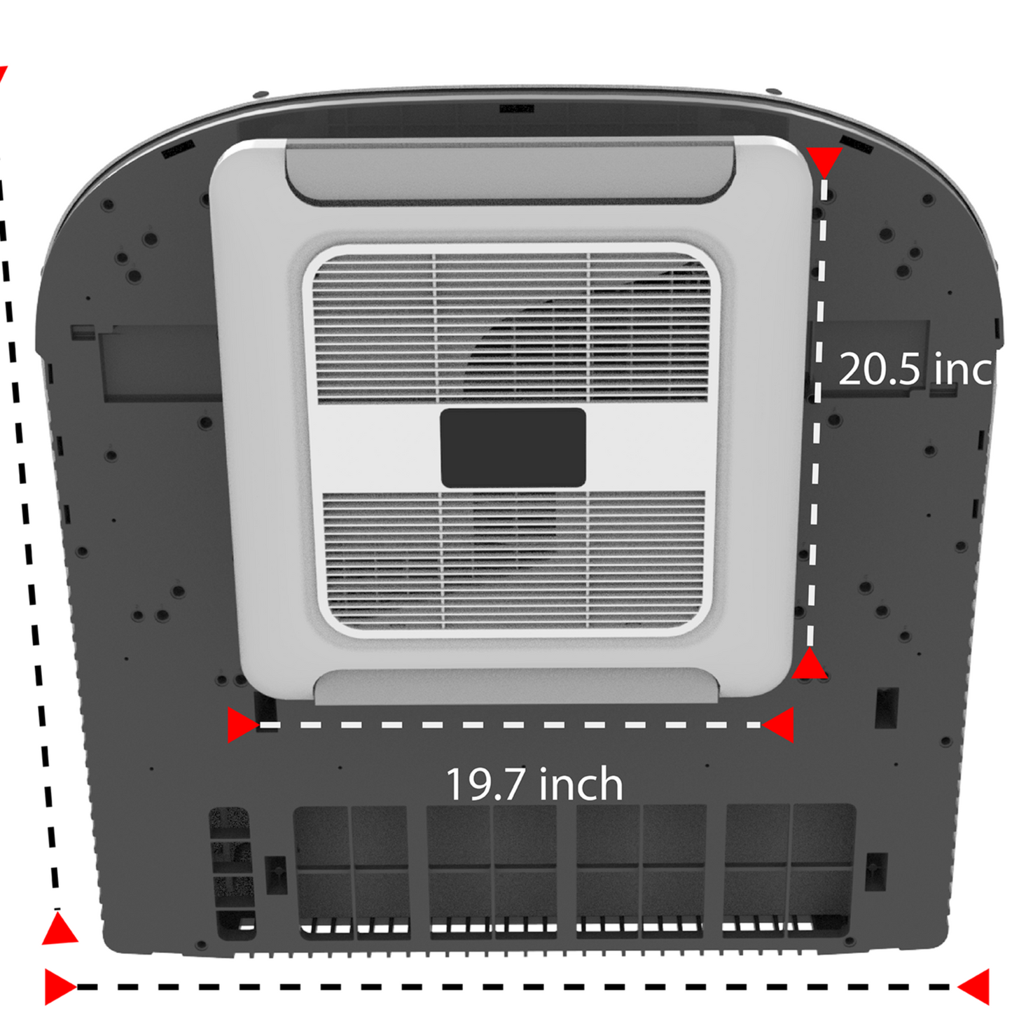 CAVE WAVE|8000 Series 12V/24V/48V Rooftop Air Conditioner - Coleman Mach Direct Replacement