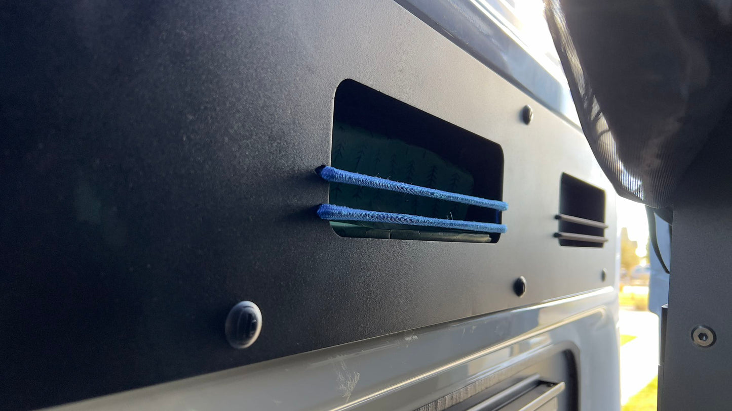SPRINTER | ALUMINUM SLIDING DOOR PANEL - UPPER PANEL WITH STORAGE POCKETS