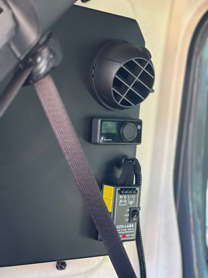 CAVE ADVENTURE PORTABLE DIESEL HEATER - JEEP DRIVER SIDE BACK WINDOW