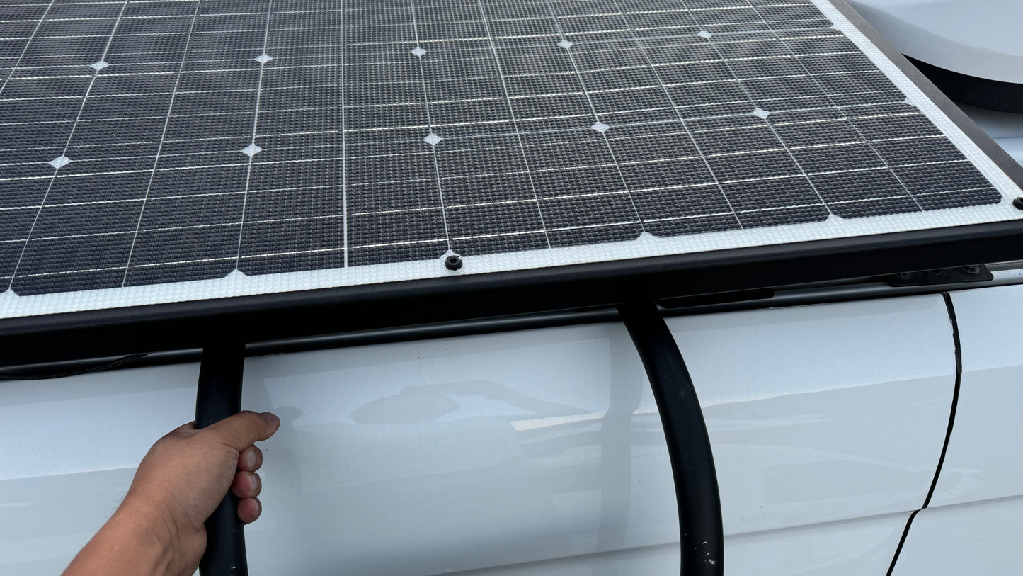 Walkable solar panel